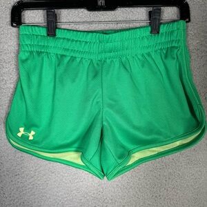 Under Armour Green Running Shorts Size XS
